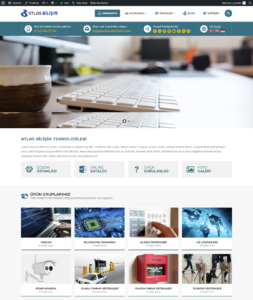 Atlas Bilişim Web Sitesi