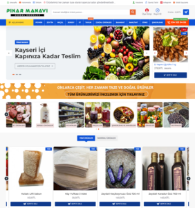 Pınar Manavı E-Ticaret Sitesi
